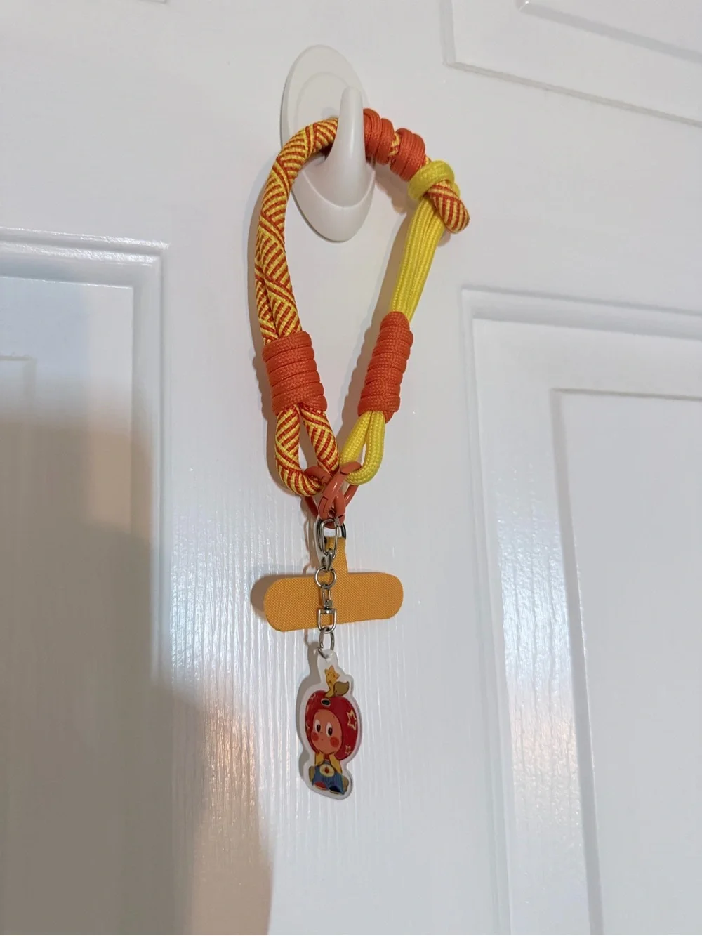 Yellow & Orange Star Charm Phone Case Lanyard iPhone 17 pro or can be without
